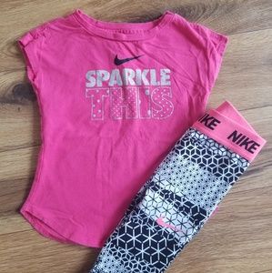 Toddler girls Nike shorthand Nike Capris